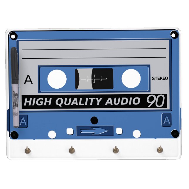 Cassette Tape custom dry erase board (Front)