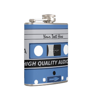 Cassette Tape custom flask