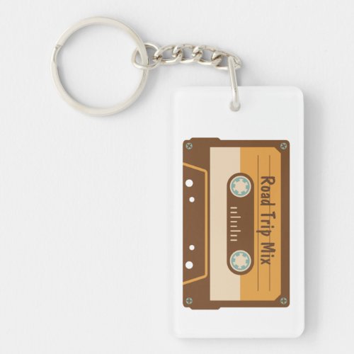 Cassette Tape Custom Keychain