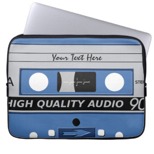 Cassette Tape custom laptop sleeves