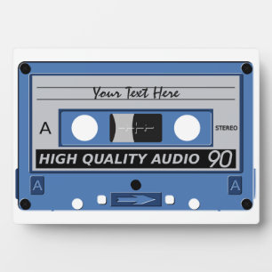 Cassette Tape custom plaque