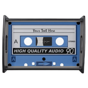 Cassette Tape custom serving tray
