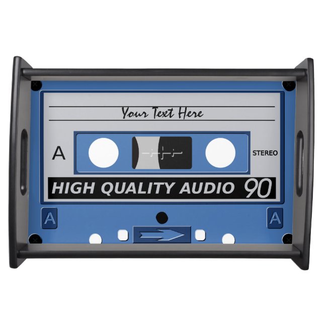 Cassette Tape custom serving tray (Front)