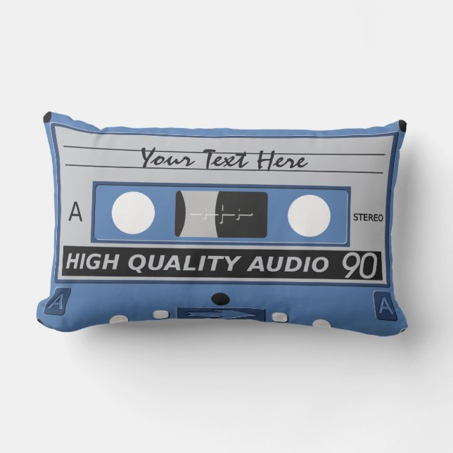 Cassette Tape custom throw pillow (Front)