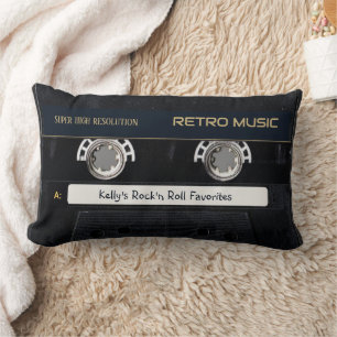 Cassette Tape (customizable) Throw Pillow