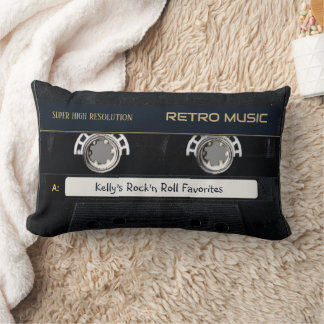 Cassette Tape (customizable) Throw Pillow