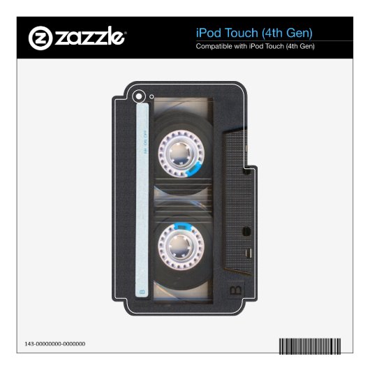 Cassette Tape Decal For iPod Touch 4G (Product)