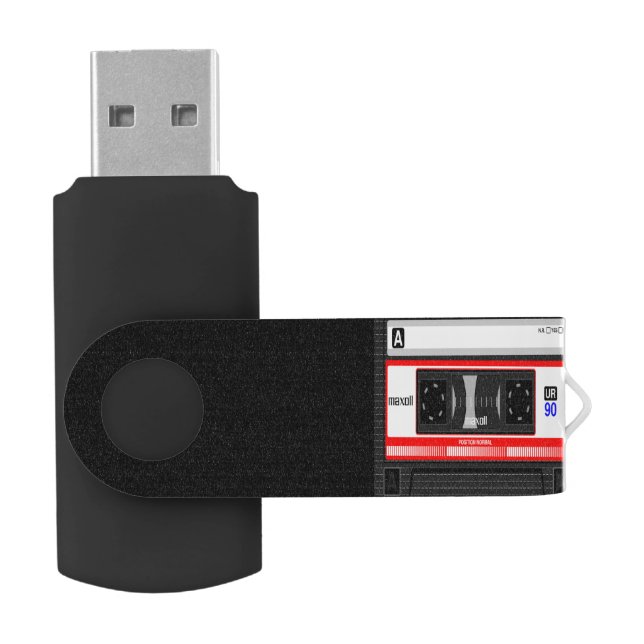 Cassette Tape Flash Drive (Opened)