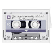 Cassette tape - grey - (Front Horizontal)
