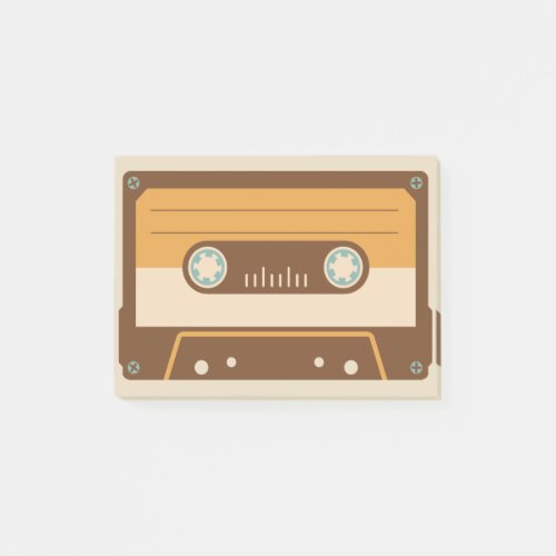 Cassette Tape Illustrated Post_It Notes