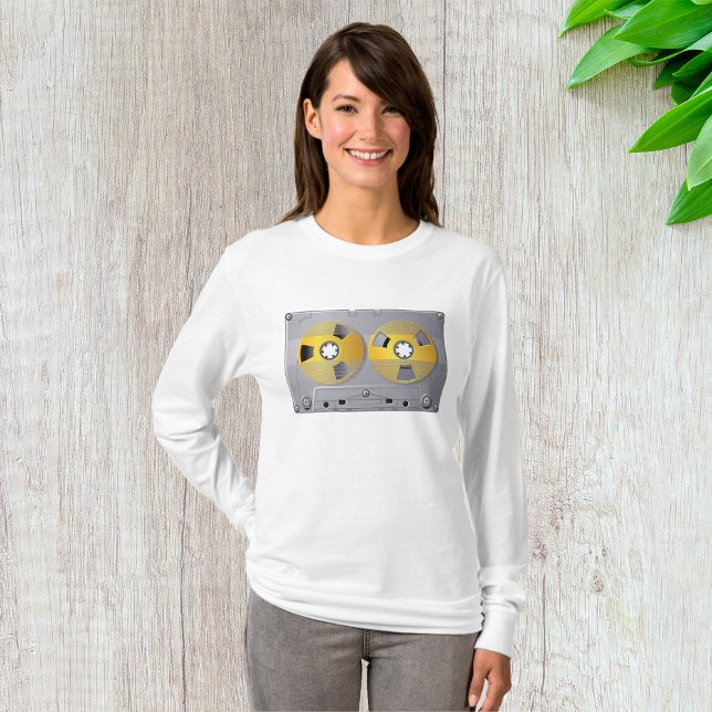 Cassette Tape Illustration Vintage Music Lover  T-Shirt (Creator Uploaded)