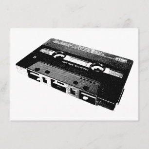 cassette tape invitation