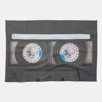 Cassette Tape Kitchen Towel by jahwil at Zazzle