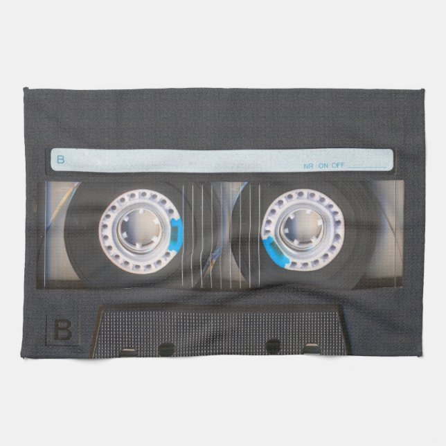 Cassette Tape Kitchen Towel (Horizontal)