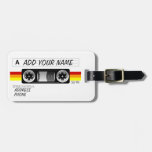 Cassette Tape Label Luggage Tag at Zazzle