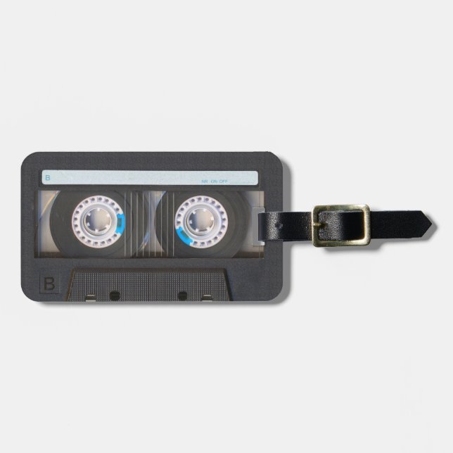 Cassette Tape Luggage Tag (Front Horizontal)