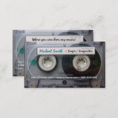 Cassette Tape Musician Business Cards (Front/Back)