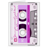 Cassette tape - pink - (Front)