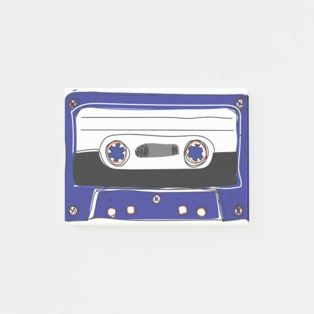Cassette Tape Post-it Notes (Front)
