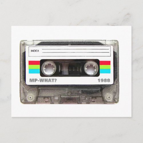 Cassette Tape Postcard