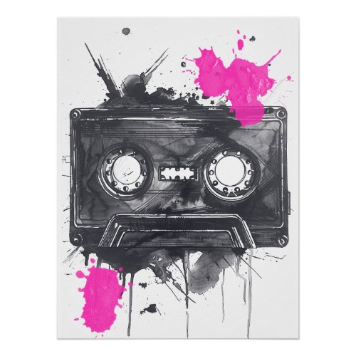 Cassette Tape Poster