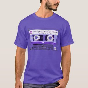 Cassette tape - purple - T-Shirt