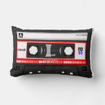 Cassette Tape Retro Lumbar Pillow at Zazzle