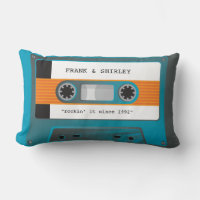 CASSETTE TAPE retro music disco aqua gray rockin