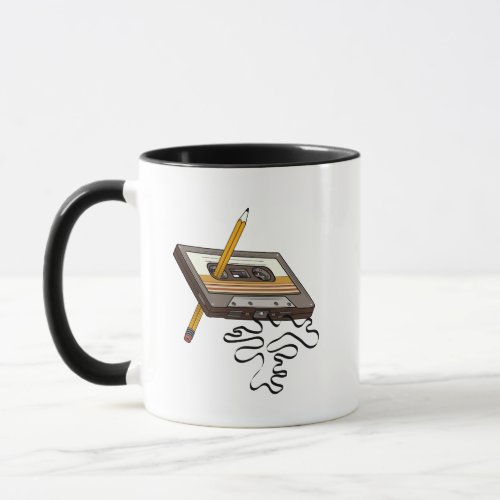 Cassette Tape Retro Rewind 80s Style Mug