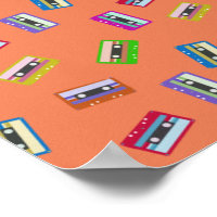 Cassette Tape Retro Vintage Lover Colorful Mixtape
