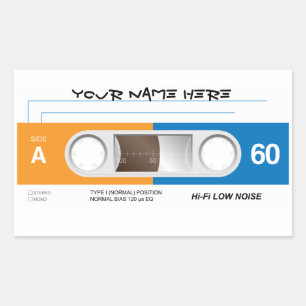 Cassette Tape Sticker