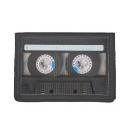 Cassette Tape Tri-fold Wallet