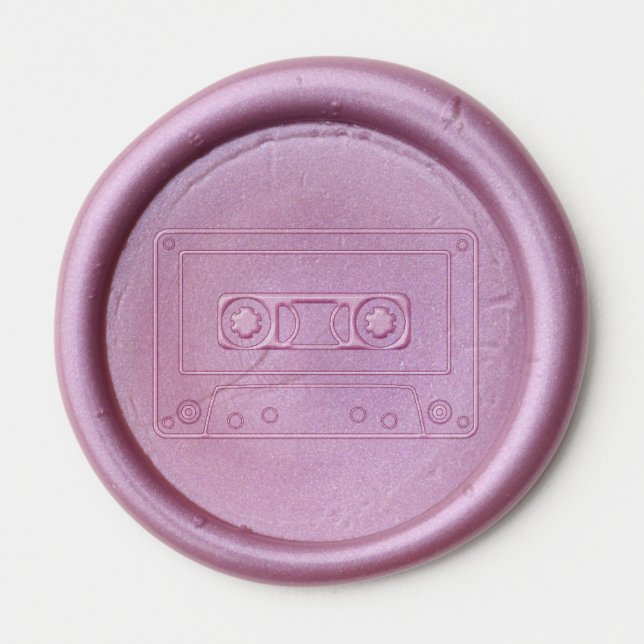 Cassette Tape Wax Seal Sticker (Front)