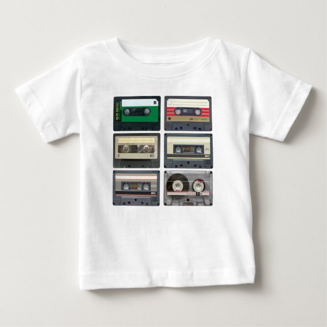 Cassette Tapes Baby T-Shirt (Front)