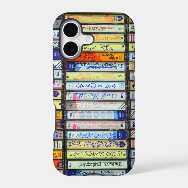 Cassette Tapes Iphone Case (Back)