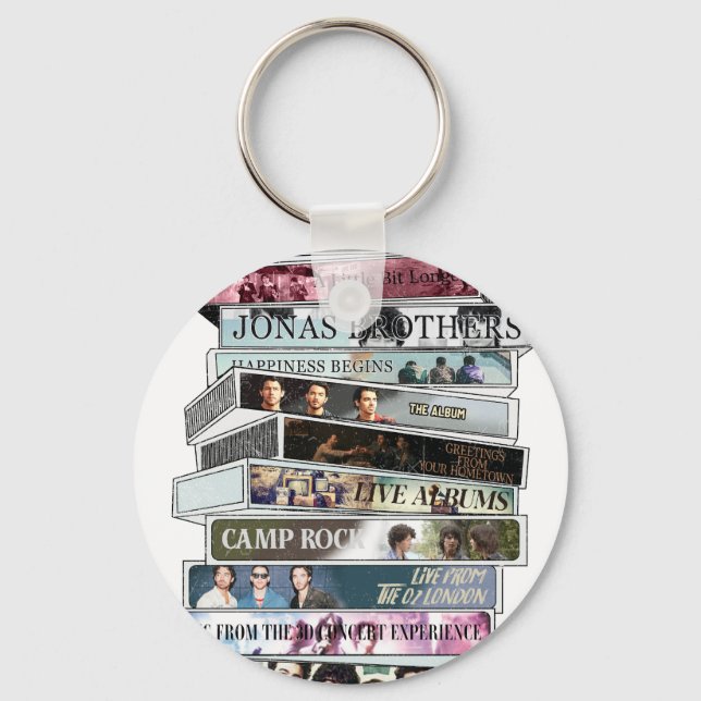 Cassette Tapes Jonas Brother Keychain (Front)