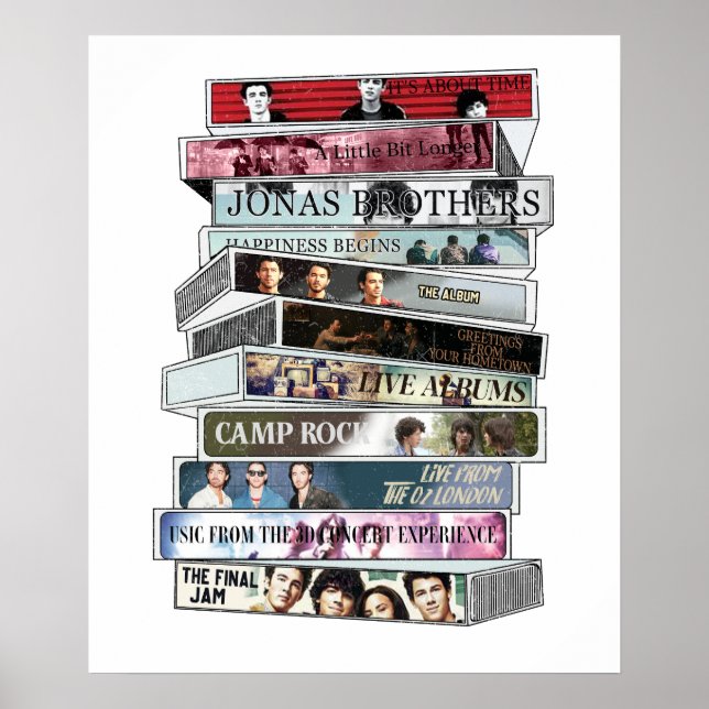 Cassette Tapes Jonas Brother Poster (Front)