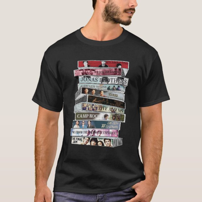 Cassette Tapes Jonas Brother T-Shirt (Front)
