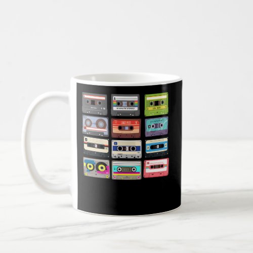 Cassette Tapes Mixtapes 1980S 80S Old School Playl Coffee Mug