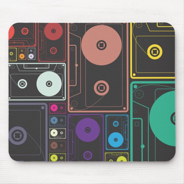 Cassette Tapes Mouse Pad (Front)