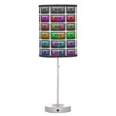 CASSETTE TAPES RETRO MUSIC LOVER TABLE LAMP (Back)