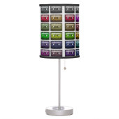 CASSETTE TAPES RETRO MUSIC LOVER TABLE LAMP (Left)