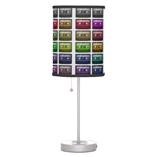 CASSETTE TAPES RETRO MUSIC LOVER TABLE LAMP (Right)