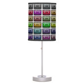 CASSETTE TAPES RETRO MUSIC LOVER TABLE LAMP (Front)