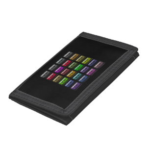 CASSETTE TAPES RETRO MUSIC LOVER TRI-FOLD WALLET