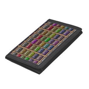 CASSETTE TAPES RETRO MUSIC LOVER TRI-FOLD WALLET