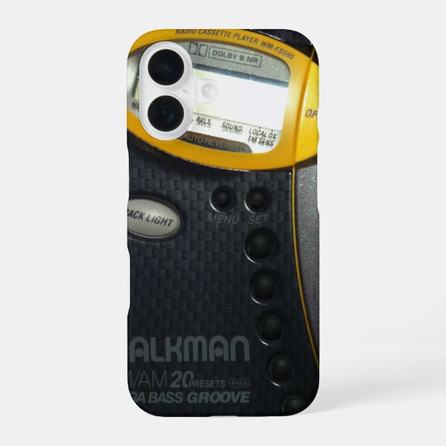 Cassette Walkman Iphone Case (Back)