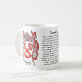Cassidy Family Coat of Arms Mug (Front Left)