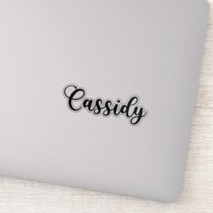 Cassidy Name - Handwritten Calligraphy Sticker