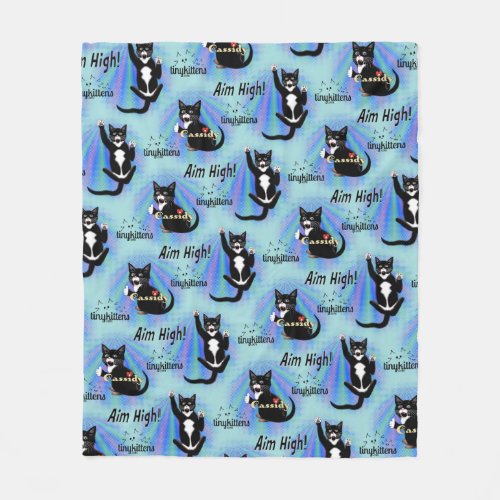 Cassidy TinyKittens Fleece Blanket